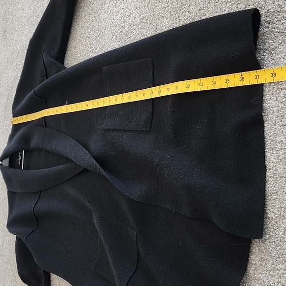 CHARLIE Shawl Collar Long Soft Loose Jacket With Pockets Size Medium - Picture 5 of 6